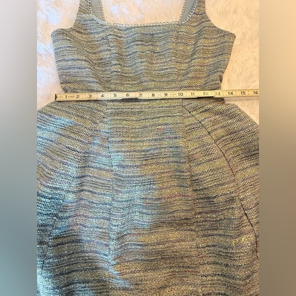 NWT By Anthropologie Sleeveless Tweed Mini Dress - M - NWT - Picture 10 of 16